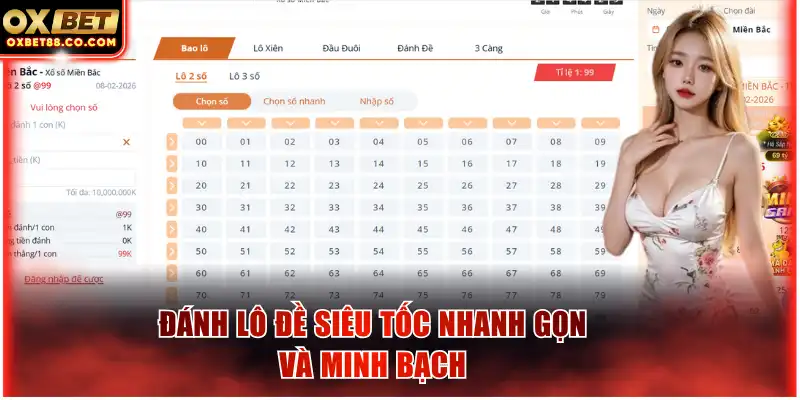 Đánh lô đề siêu tốc nhanh gọn và minh bạch