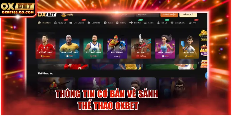 Thông tin cơ bản về sảnh thể thao OXBET